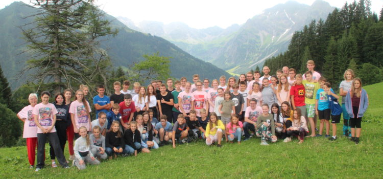 Ferienlager 2019 Kleinwalsertal